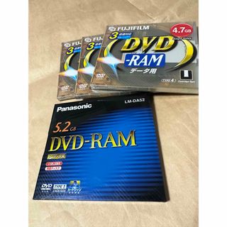 フジフイルム(富士フイルム)の未使用DVD-RAM 4枚(その他)