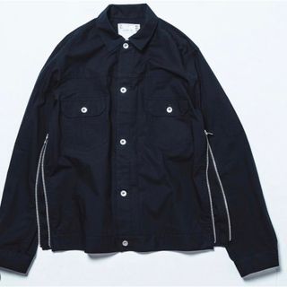 サカイ(sacai)のsacai 21SS Cotton Poplin Blouson ジップシャツ(ブルゾン)