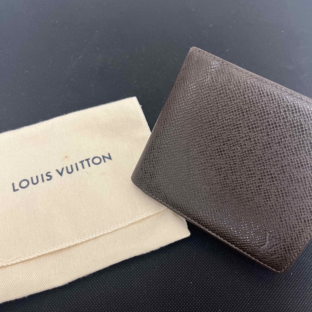 【LOUTS VUITTON】ルイヴィトン 財布 タイガ グリズリー 二つ折り