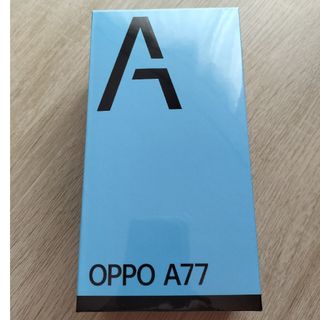 オッポ(OPPO)のOPPO A77 ブルー SIMフリー(スマートフォン本体)