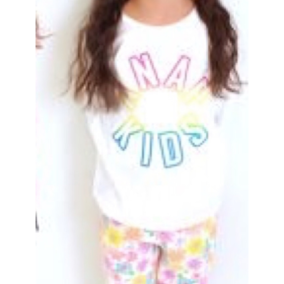 ANAP Kids(アナップキッズ)のANAP KIDS新品長袖カットソー110ホワイト キッズ/ベビー/マタニティのキッズ服女の子用(90cm~)(Tシャツ/カットソー)の商品写真