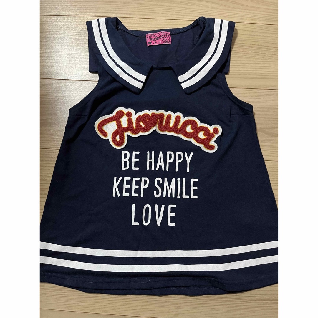 Fiorucci(フィオルッチ)のガールズノースリーブシャツ 150サイズ キッズ/ベビー/マタニティのキッズ服女の子用(90cm~)(Tシャツ/カットソー)の商品写真