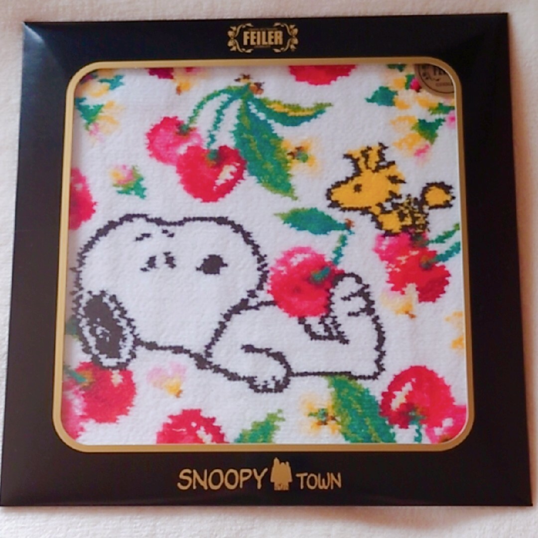 フェイラー　ピーターラビット　SNOOPY  コラボ　チェリー　２枚