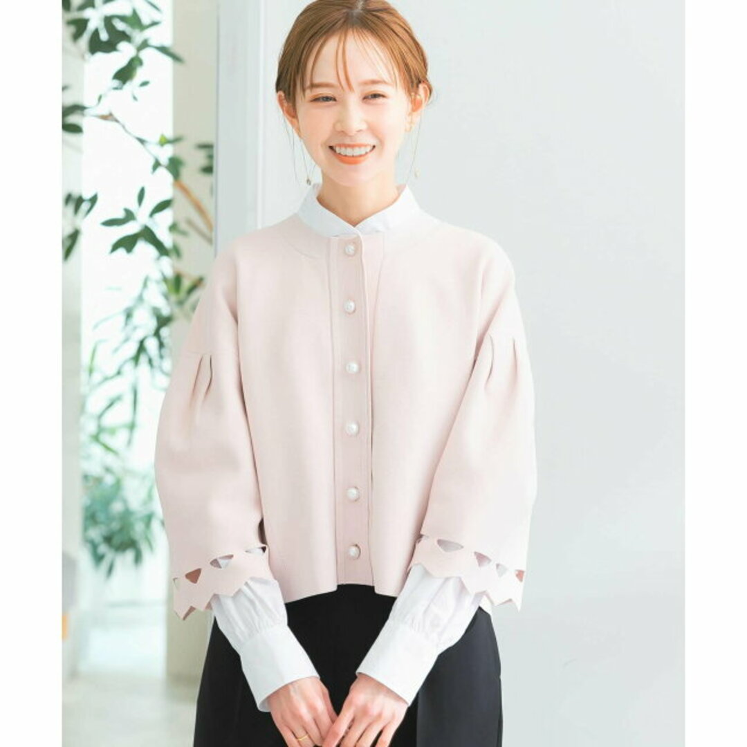 【GRAYSHPINK】MARILYN MOON pearl knit cardigan