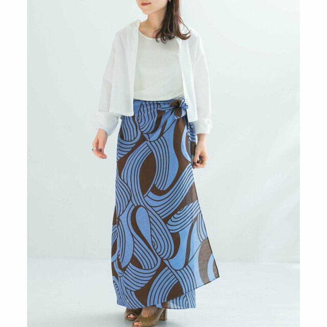 URBAN RESEARCH ROSSO(アーバンリサーチロッソ)の【BEGBLACK】ESLOW WRAP SKIRT レディースのスカート(ロングスカート)の商品写真