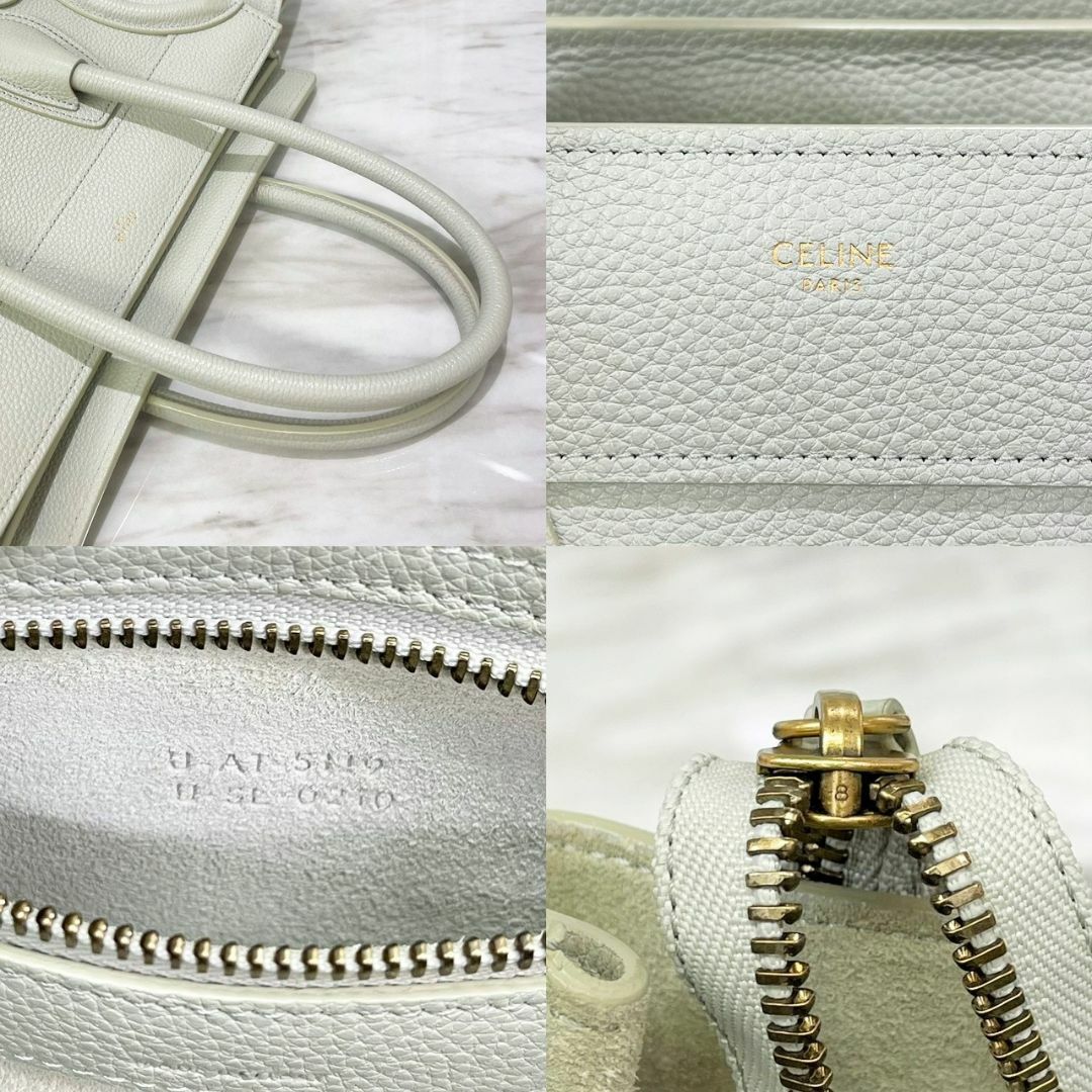CELINE - セリーヌ ラゲージ マイクロ レザー ハンドバッグ CELINE - セリーヌ ラゲージ マイクロ レザー ハンドバッグ