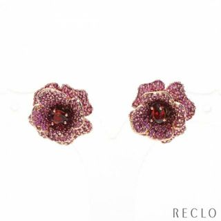 ケイトスペードニューヨーク(kate spade new york)のRosy Studs ローズ ピアス GP ラインストーン ゴールド ピンクパープル レッド(ピアス)