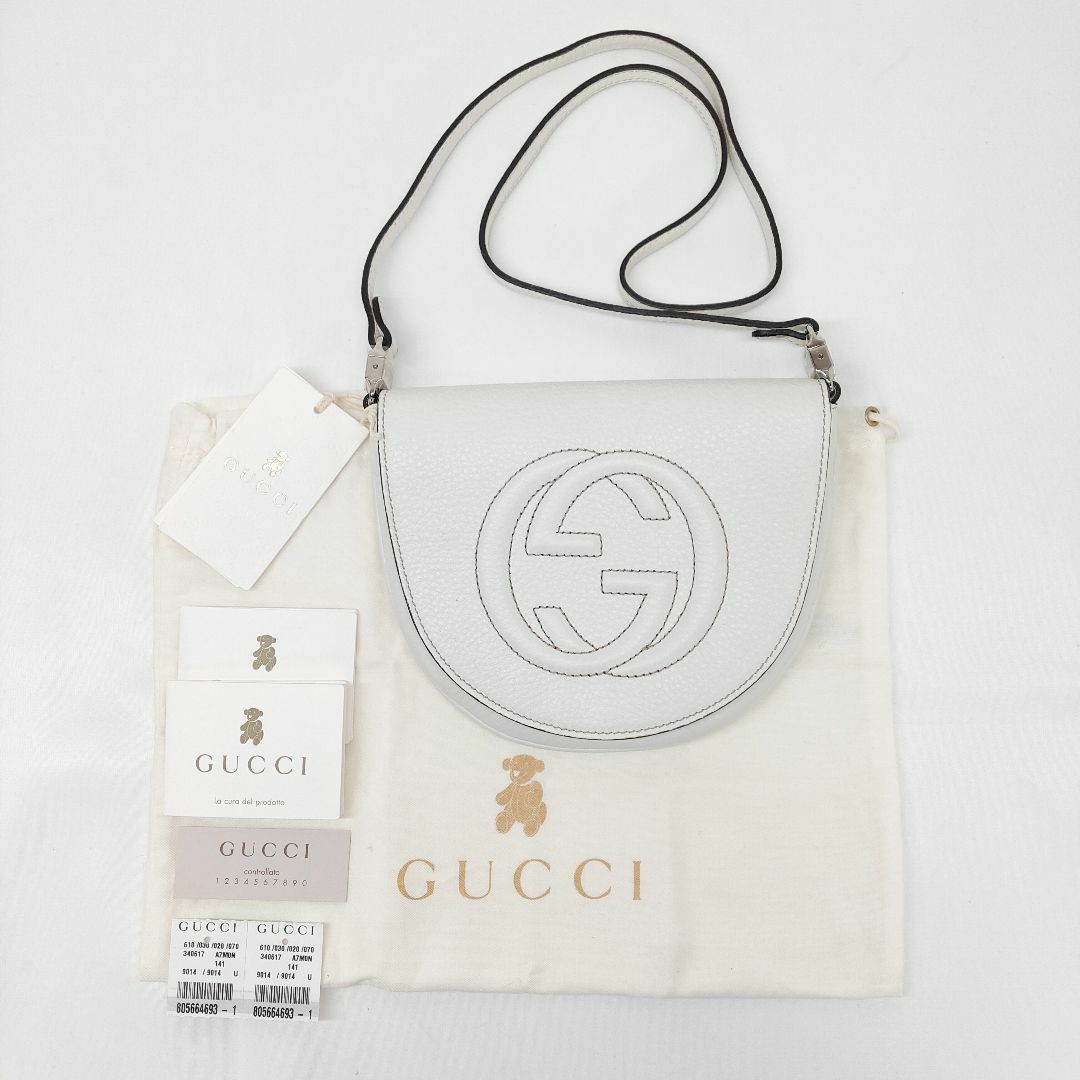 Gucci(グッチ)の【未使用級】GUCCI ソーホー ミニメッセンジャーショルダーバッグ キッズ/ベビー/マタニティのこども用バッグ(ポシェット)の商品写真