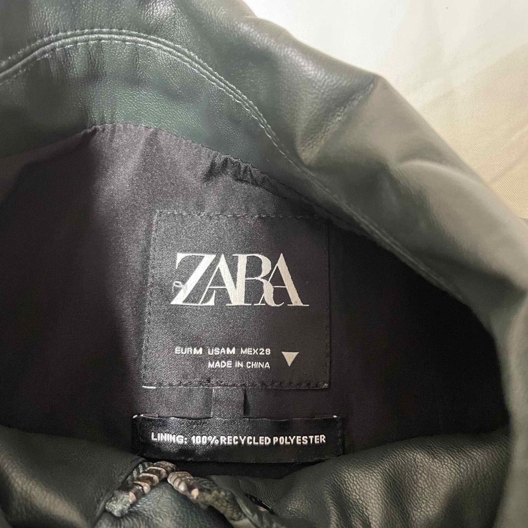 ZARA(ザラ)のZARA レザージャケット レディースのジャケット/アウター(ライダースジャケット)の商品写真