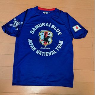 JFA サムライブルー&ワンピース　コラボシャツ　140(Tシャツ/カットソー)