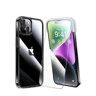 ✨人気商品✨iPhone14plus フィルム ケース クリア Remmy(iPhoneケース)