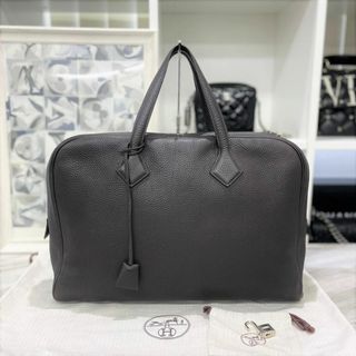 エルメス(Hermes)の美品☆　エルメス　ヴィクトリア2 12H　カフェ　トリヨンクレマンス　A刻印(ボストンバッグ)