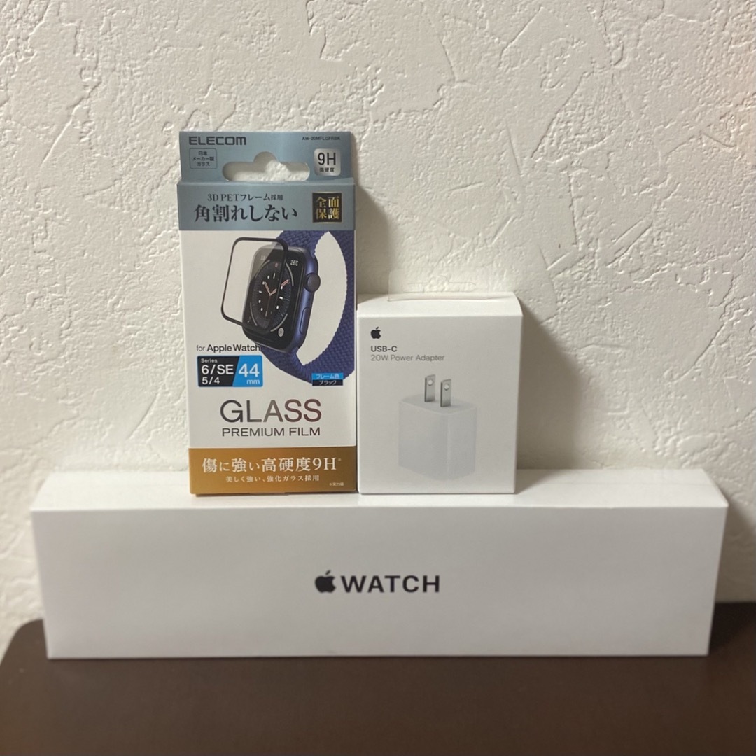 日産純正 Apple Watch SE 第一世代 GPSモデル 44mmシルバー バンド付