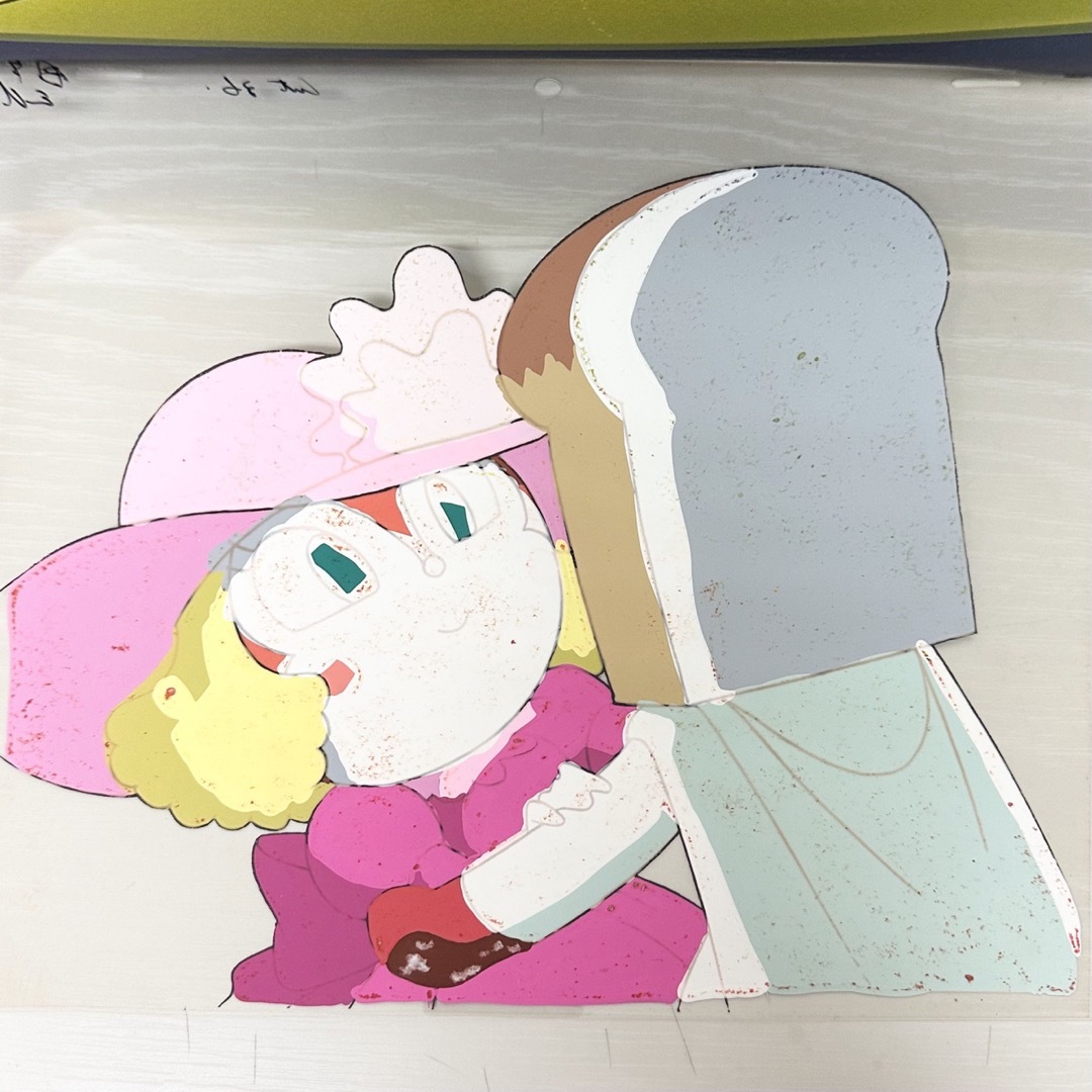 ★2281 それいけ!アンパンマン ドキンちゃん 食パンマン セル画 希少