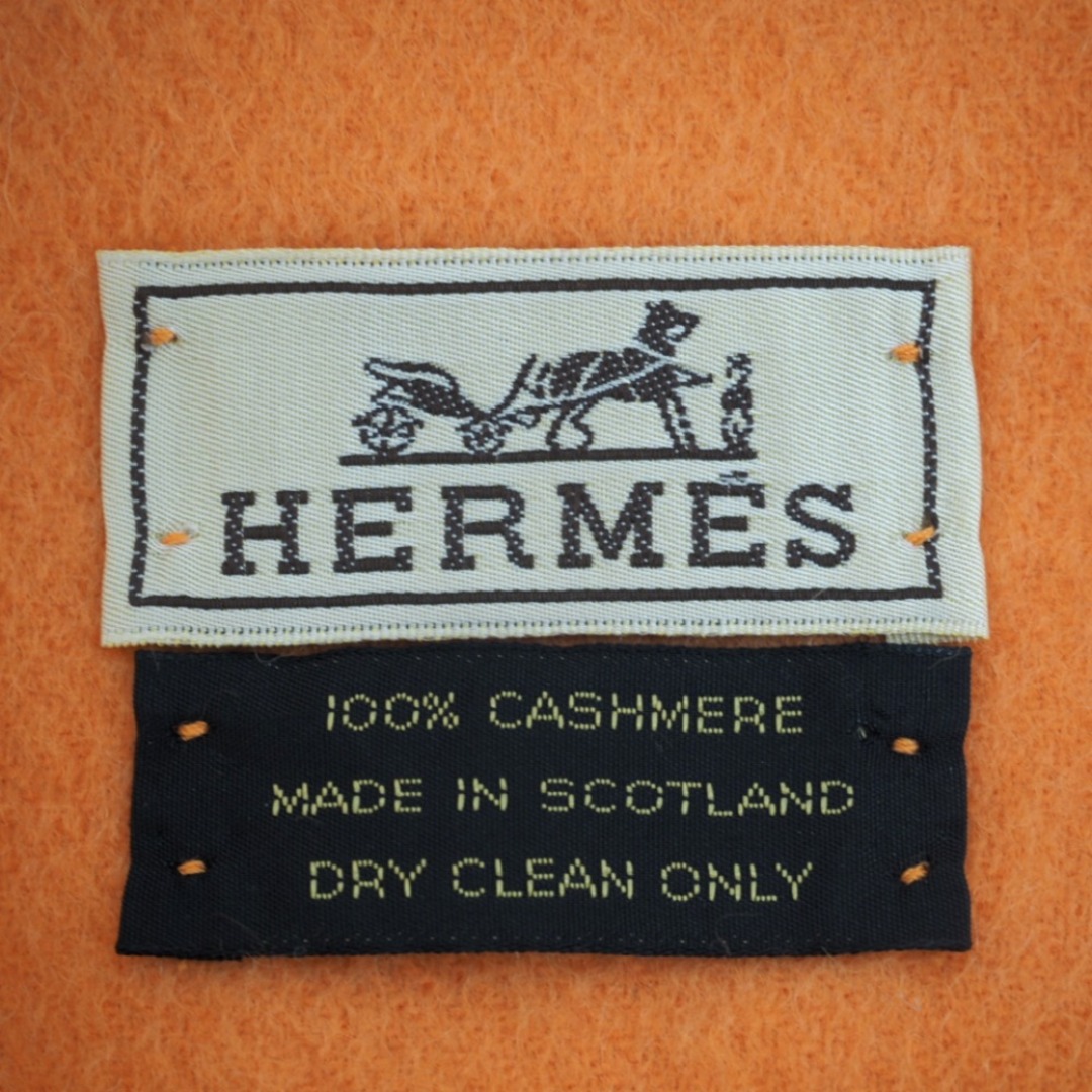 Hermes(エルメス)のエルメス HERMES マフラー
 オレンジ レディースのファッション小物(マフラー/ショール)の商品写真