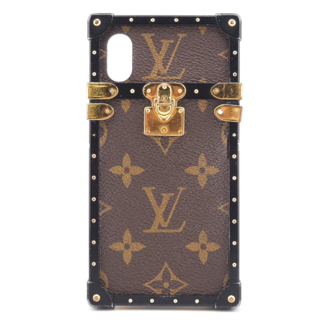 ルイヴィトン LOUIS VUITTON iPhoneケース
 モノグラム アイ トランク iPhoneX/XS M62619 ブラウン