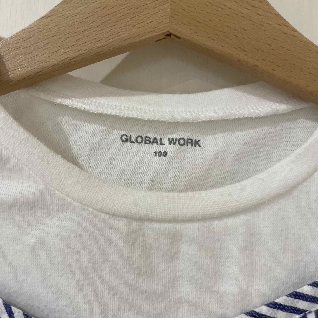 GLOBAL WORK(グローバルワーク)のGLOBALWORK  100㎝　カットソー キッズ/ベビー/マタニティのキッズ服女の子用(90cm~)(Tシャツ/カットソー)の商品写真