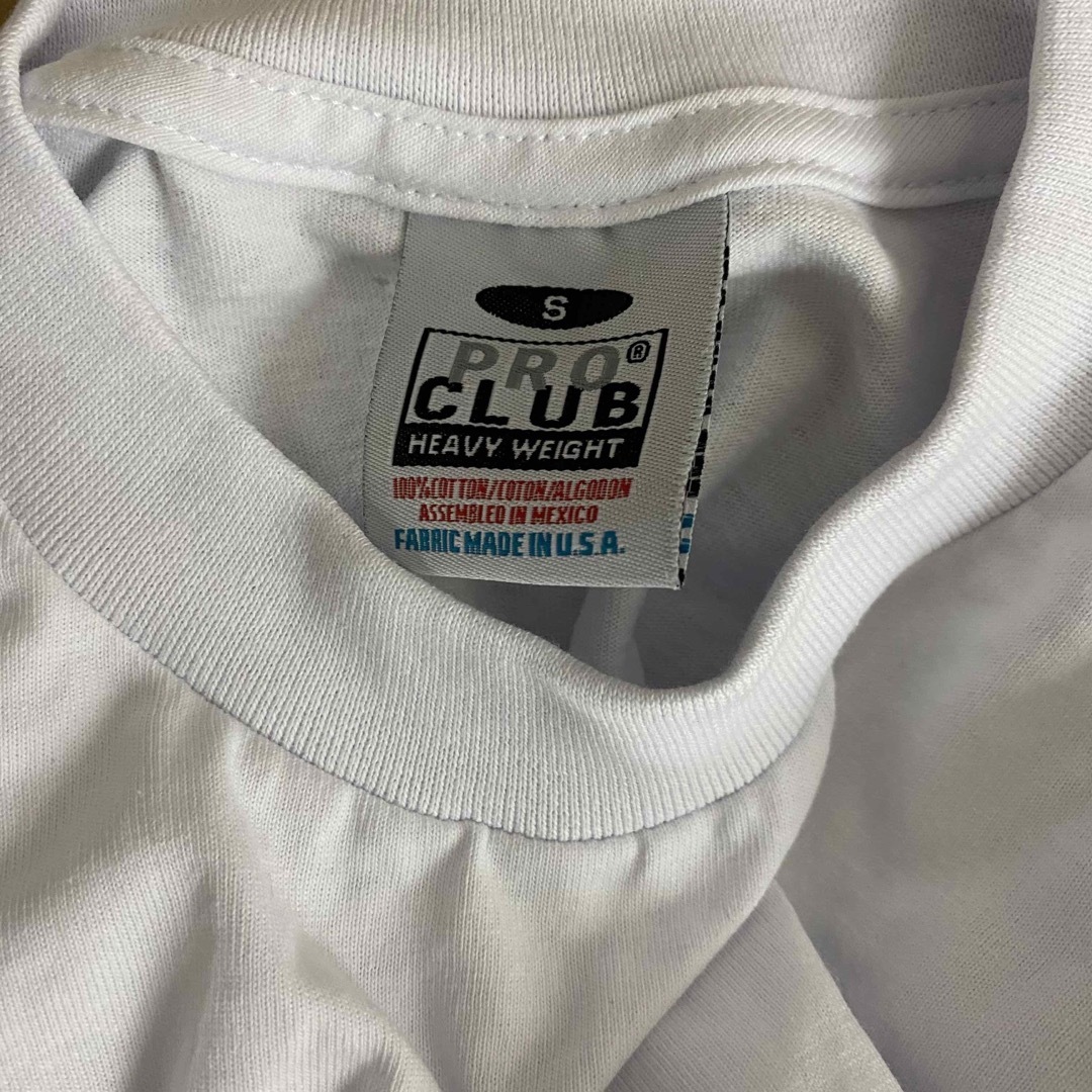 新品未使用 プロクラブ 6.5oz ヘビーウエイト 無地半袖Tシャツ 白黒2枚S