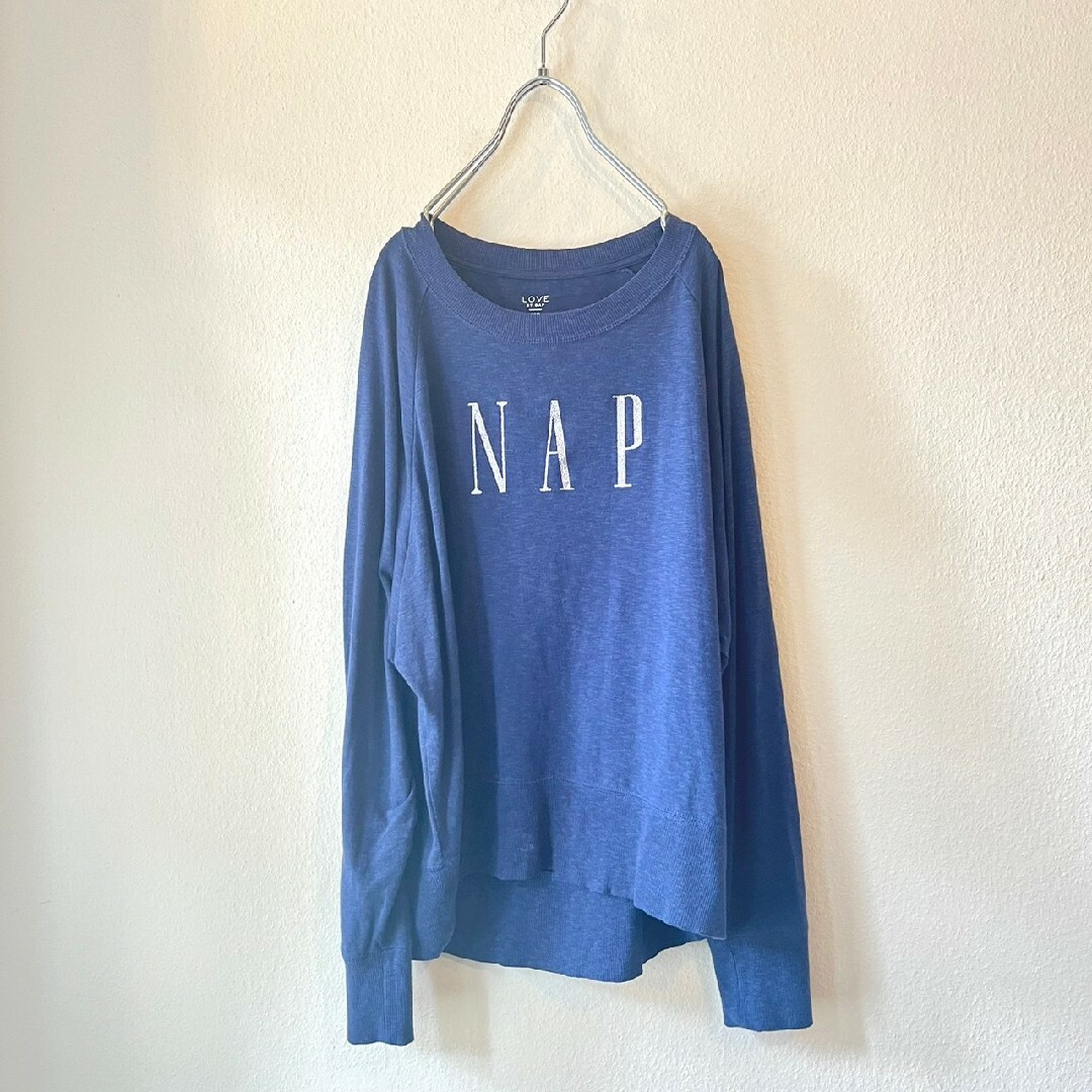 GAP(ギャップ)のGAP ギャップ　NAP スウェット　ネイビー レディースのトップス(トレーナー/スウェット)の商品写真