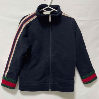 GUCCI グッチ キッズ ジャージ ジャケット 上 トップス サイズ5 黒-