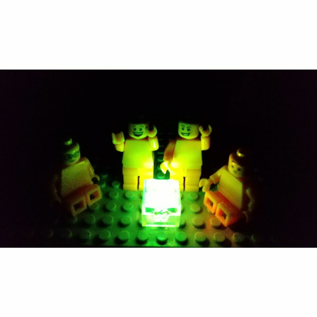 LEDライトブロック　LEGO互換　レゴ　イルミネーション　インテリア 夏休み エンタメ/ホビーのおもちゃ/ぬいぐるみ(プラモデル)の商品写真