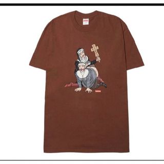 シュプリーム(Supreme)のsupreme nuns tee ブラウン　mサイズ  新品未使用(Tシャツ/カットソー(半袖/袖なし))