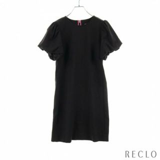 ケイトスペードニューヨーク(kate spade new york)のPonte Puff Sleeve Dress ワンピース パフスリーブ ブラック(その他)