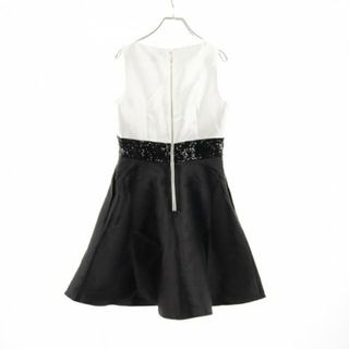 ケイトスペードニューヨーク(kate spade new york)のSequin Bow Fit-and-Flare Dress ワンピース ブラック ホワイト スパンコール(その他)