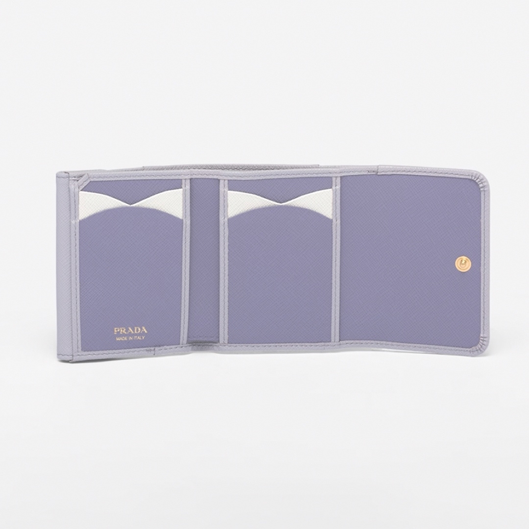 PRADA(プラダ)のPRADA プラダ サフィアーノ マルチカラー 財布 パープル 新品未使用 レディースのファッション小物(財布)の商品写真