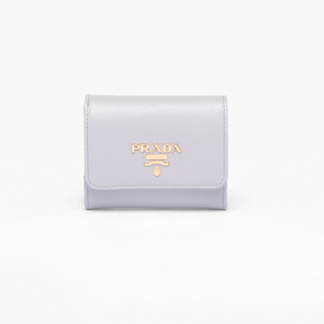 ファッション小物PRADA プラダ サフィアーノ マルチカラー 財布 パープル 新品未使用
