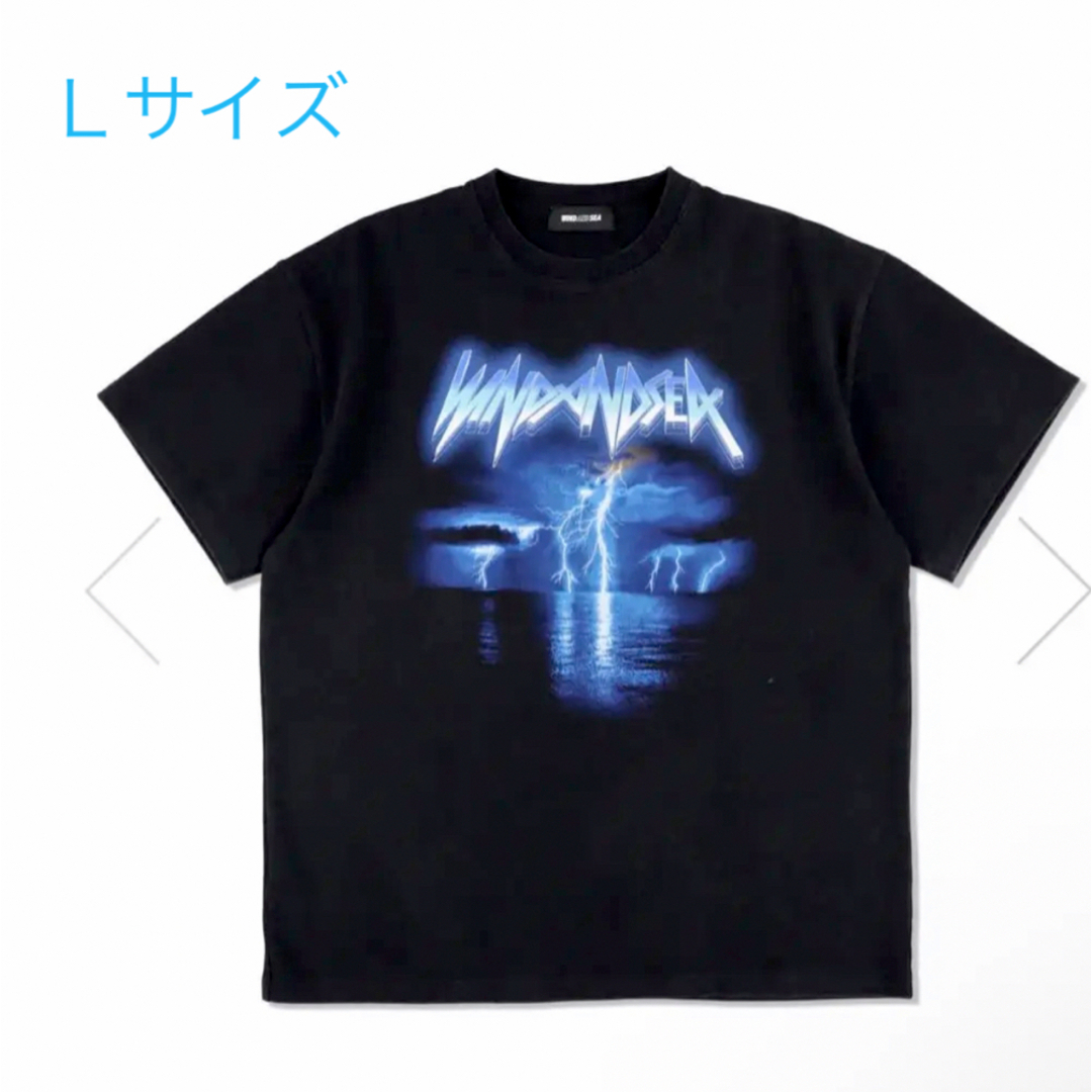 WIND AND SEA METAL TEE / BLACK Tシャツ Lサイズ