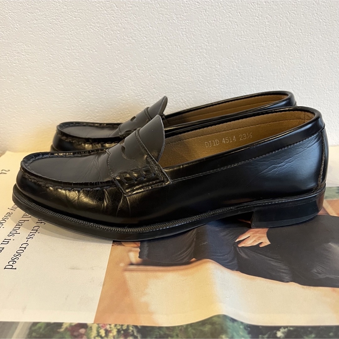HARUTA(ハルタ)のHARUTA/ハルタ コインローファー #4514 クロ 23.5cm レディースの靴/シューズ(ローファー/革靴)の商品写真