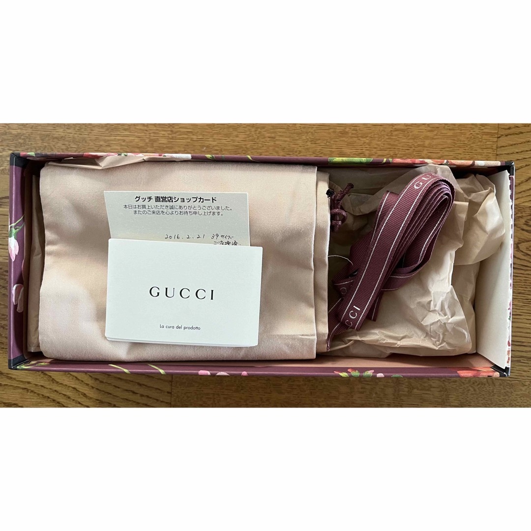 Gucci(グッチ)のグッチ GUCCI スライドサンダル GG  ブルームス　花柄 箱付 レディースの靴/シューズ(サンダル)の商品写真