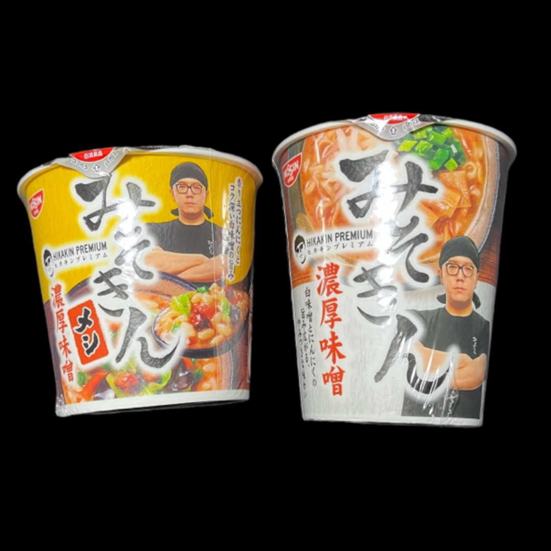 日清食品   みそきん 濃厚味噌 ラーメン、メシ