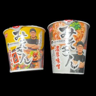 ニッシンショクヒン(日清食品)のみそきん 濃厚味噌 ラーメン、メシ HIKAKIN PREMIUM ヒカキン(インスタント食品)