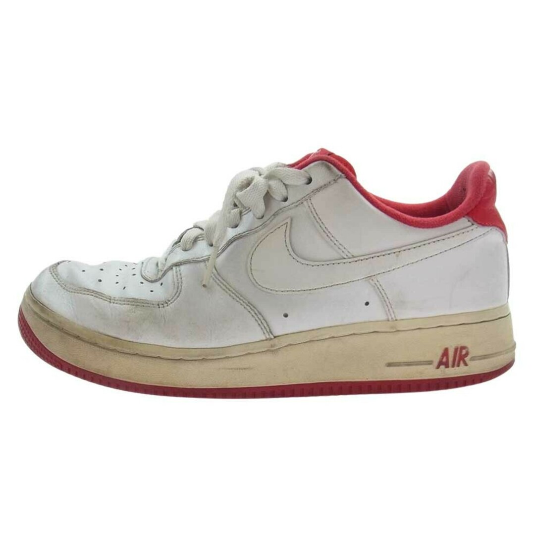 250㎝アウトソールNIKE ナイキ スニーカー CD0884-101 Air Force 1 Low White University Red エアフォース1 ロー ホワイト ユニバーシティ レッド スニーカー ホワイト系 レッド系