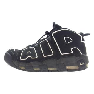 ナイキ(NIKE)のNIKE ナイキ スニーカー 414962-002 AIR MORE UPTEMPO BLACK エア モアアップテンポ モアテン スニーカー ブラック系 28.5cm【中古】(スニーカー)