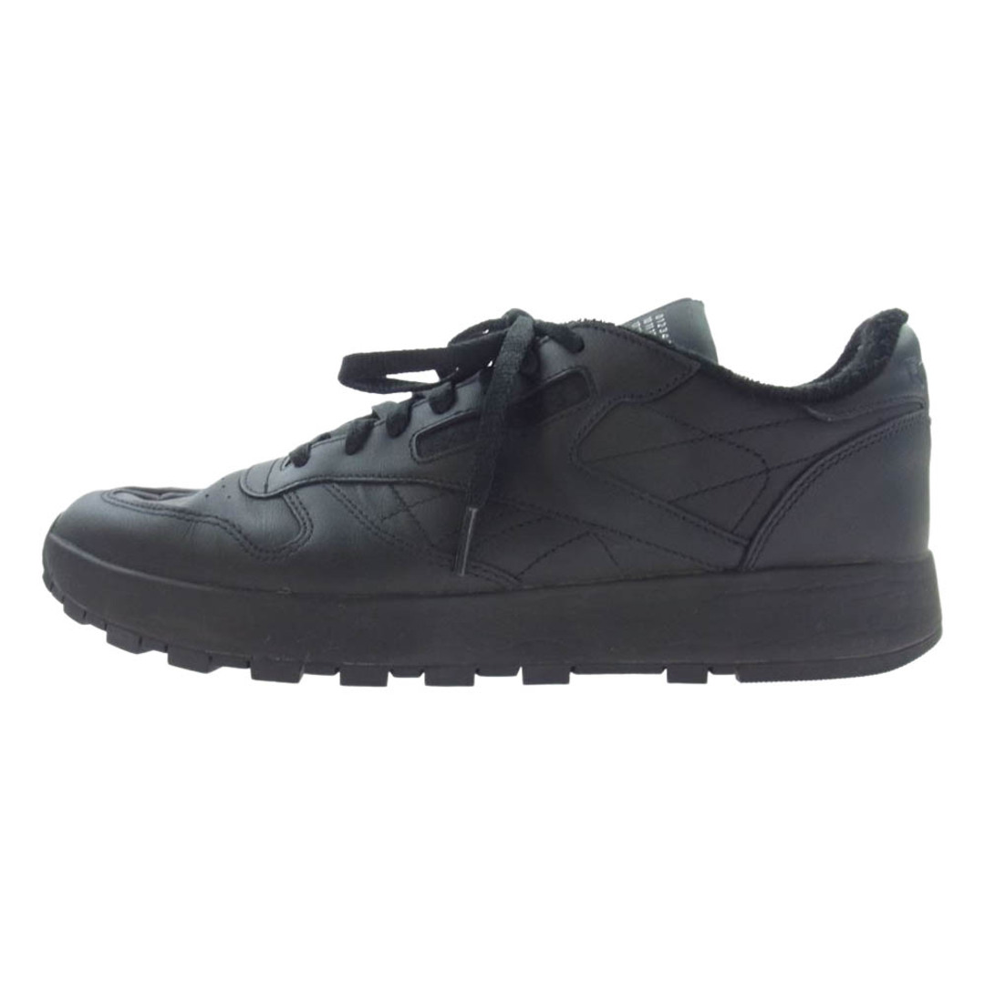 MAISON MARGIELA メゾンマルジェラ スニーカー S57WS0406 × REEBOK リーボック Classic Leather Tabi Shoes クラシック レザー 足袋 タビ シューズ スニーカー ブラック系 29cm