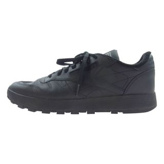 エムエムシックス(MM6)のMAISON MARGIELA メゾンマルジェラ スニーカー S57WS0406 × REEBOK リーボック Classic Leather Tabi Shoes クラシック レザー 足袋 タビ シューズ スニーカー ブラック系 29cm【中古】(スニーカー)