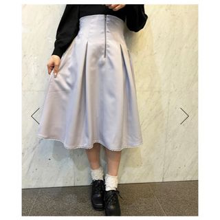 アクシーズファムポエティック(axes femme POETIQUE)のaxes femme POETIQUE♡ バックリボンフレアスカート(ひざ丈スカート)