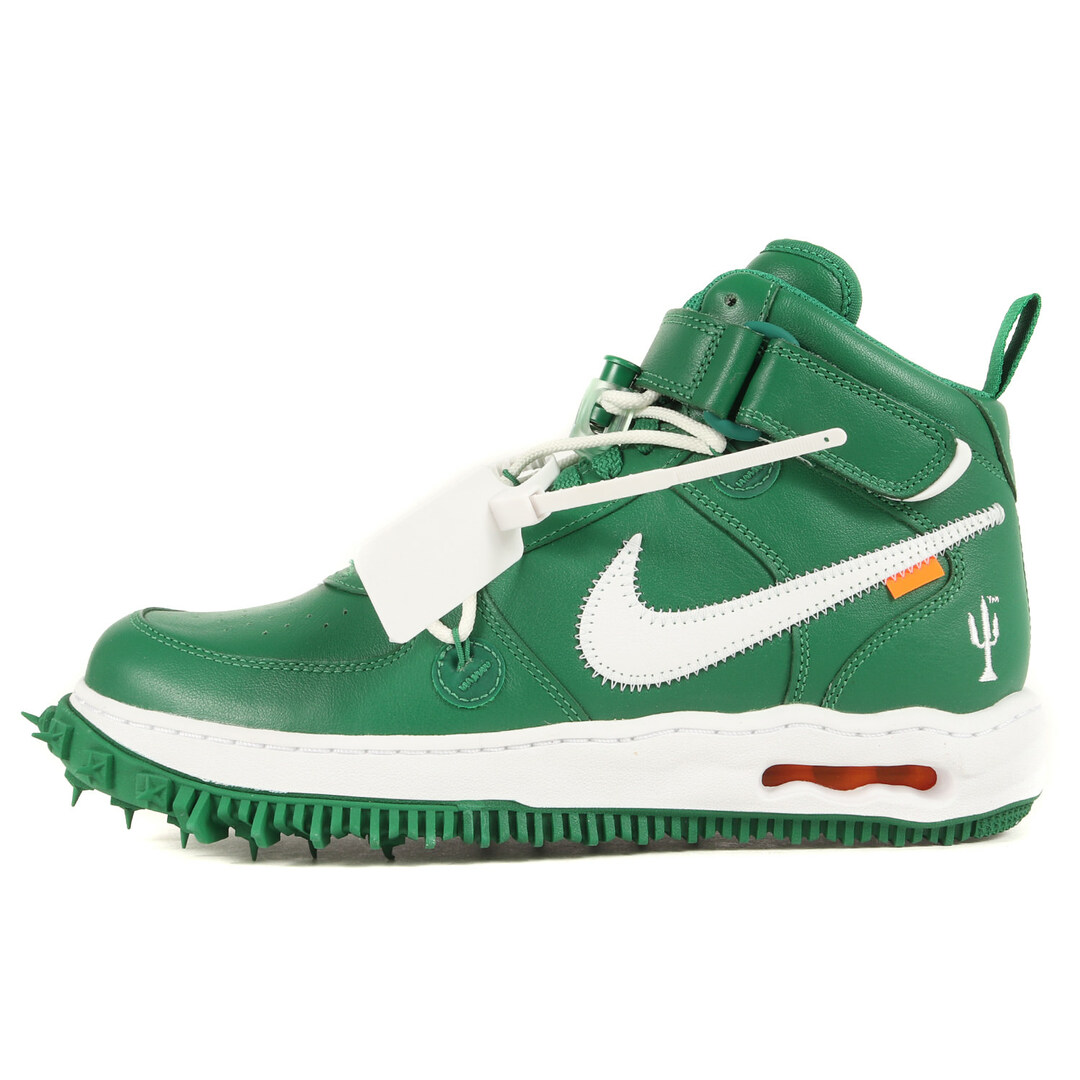 OFF-WHITE オフホワイト サイズ:28.0cm 23SS NIKE AIR FORCE 1 MID SP LTHR PINE GREEN  (DR0500-300) エアフォース1 ミッド パイングリーン ホワイト US10 ミドルカット スニーカー コラボ シューズ 靴 【メンズ】 |  ...