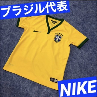 ナイキ(NIKE)のサッカー　ブラジル代表　ユニフォーム　キッズ　ガールズ　カナリヤ軍団　xsサイズ(ウェア)