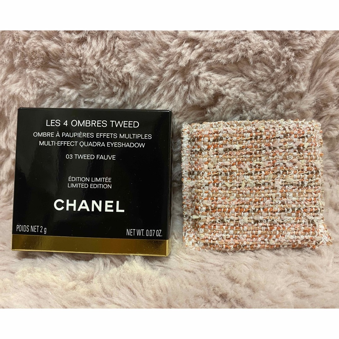 CHANEL Les4ombres TWEED 03 TWEED FAUVE