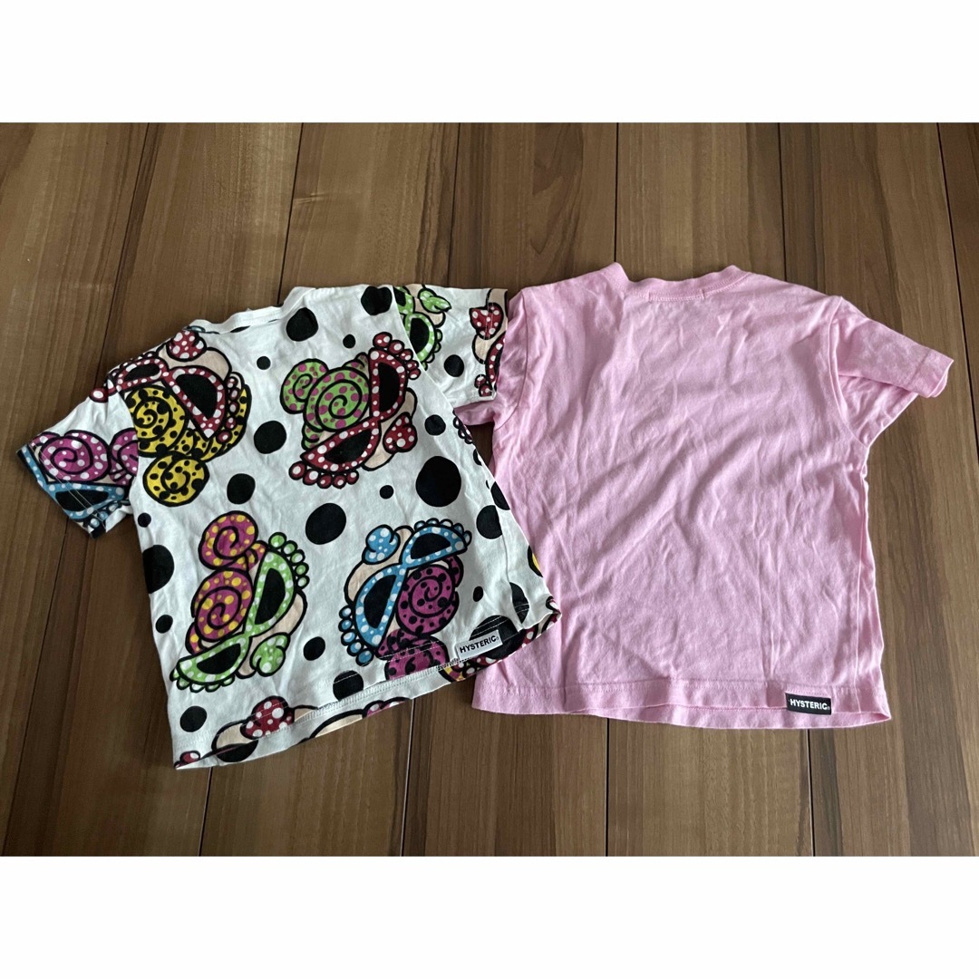 HYSTERIC MINI(ヒステリックミニ)のヒステリックミニ　Tシャツ2枚セット キッズ/ベビー/マタニティのキッズ服女の子用(90cm~)(Tシャツ/カットソー)の商品写真