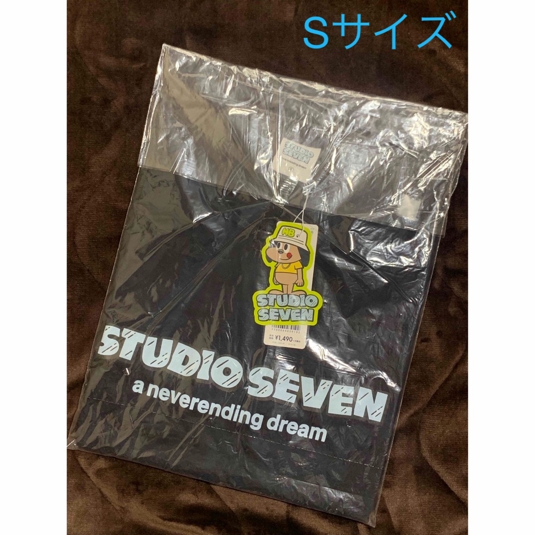 GU(ジーユー)の【新品未使用】GU×STUDIO SEVEN 第2弾　Tシャツ(ネイビー) メンズのトップス(Tシャツ/カットソー(半袖/袖なし))の商品写真