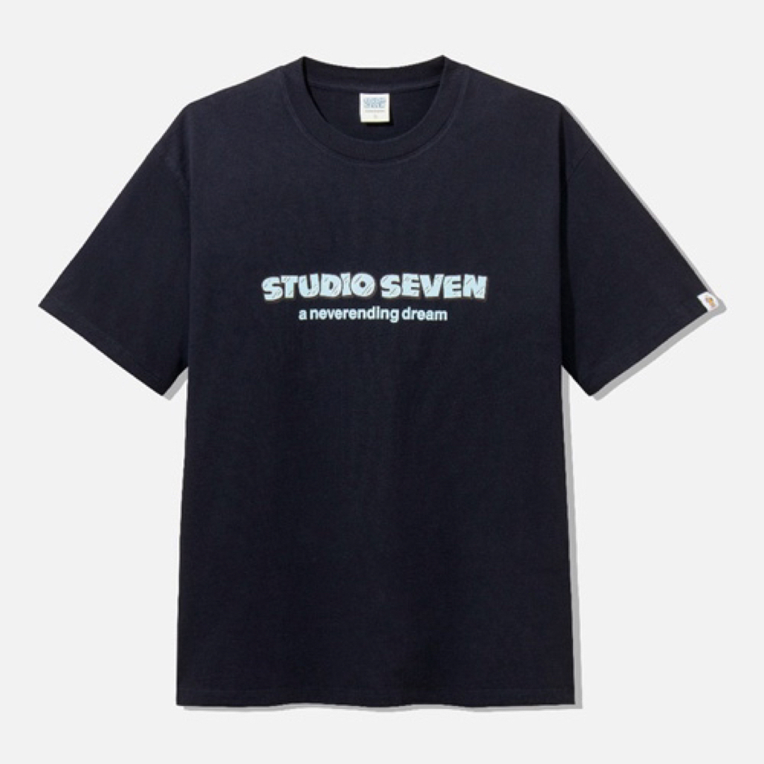 GU(ジーユー)の【新品未使用】GU×STUDIO SEVEN 第2弾　Tシャツ(ネイビー) メンズのトップス(Tシャツ/カットソー(半袖/袖なし))の商品写真