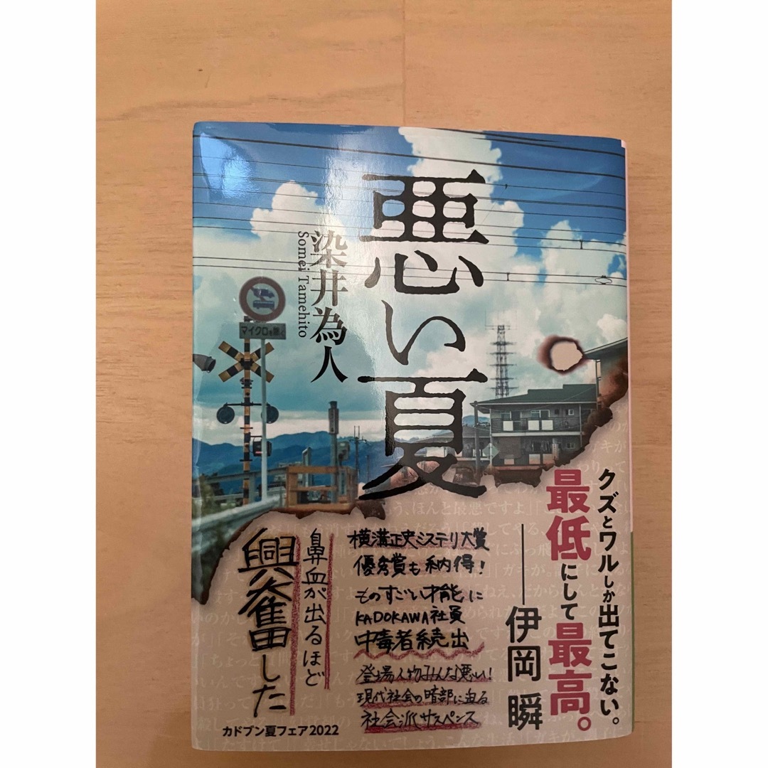 角川書店(カドカワショテン)の悪い夏 エンタメ/ホビーの本(その他)の商品写真