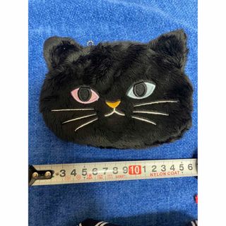 猫 ポーチ ねこ ネコ 黒猫 ハロウィン ケース ポーチ ストラップ(ポーチ)