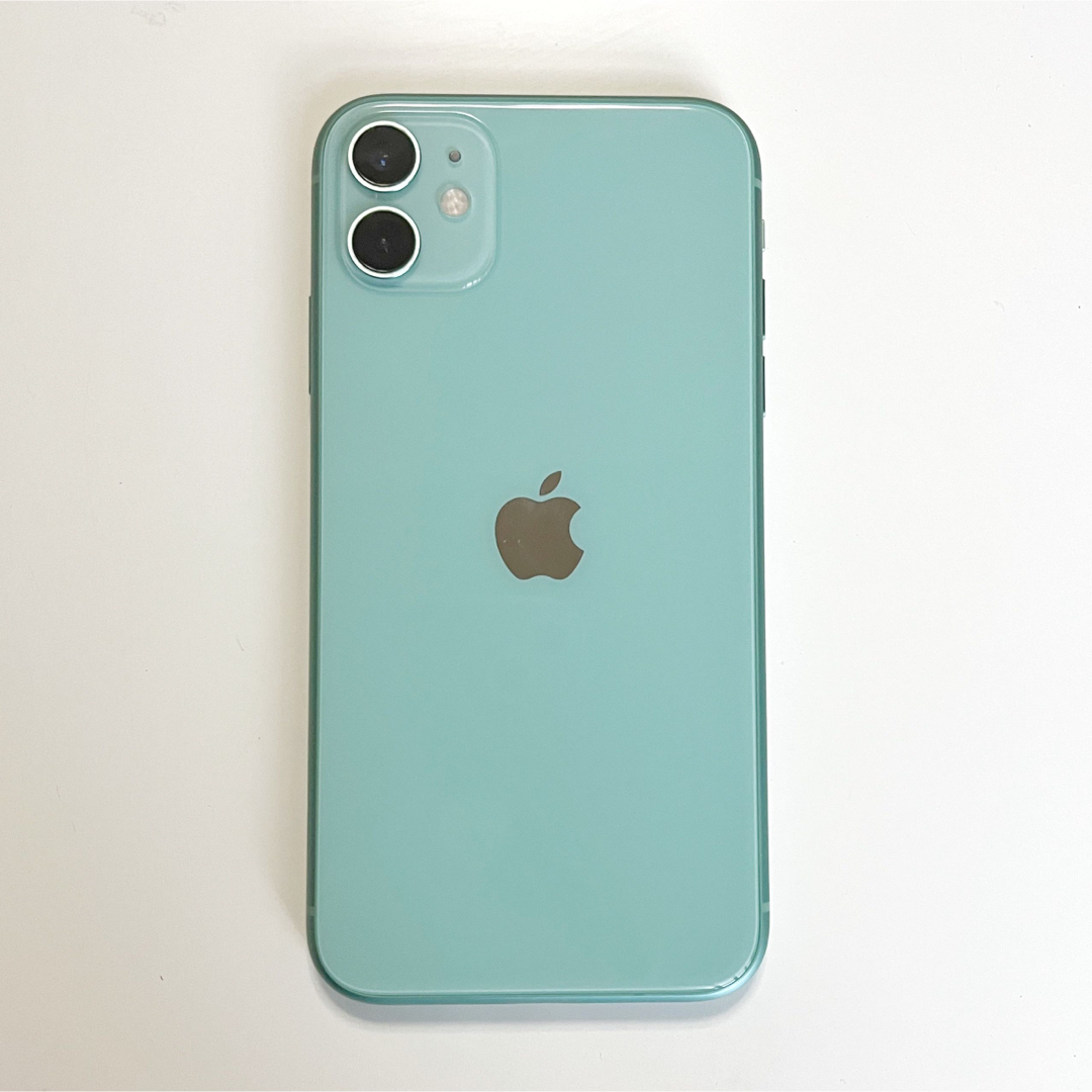 極美品 Apple iPhone11 128GB グリーン SIMフリー 初期化