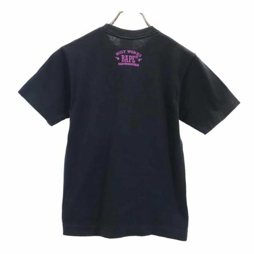 BATHING APE】ベイシングエイプ 古着 レディース Tシャツ 黒 人気-